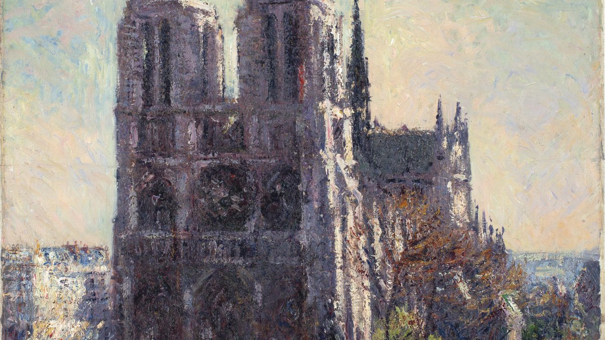 View of Notre-Dame, Paris - Loiseau, Gustave. Museo Nacional